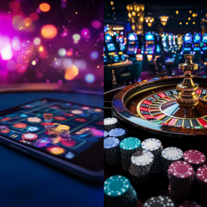 Comparatif des jeux de casino en ligne et en physique